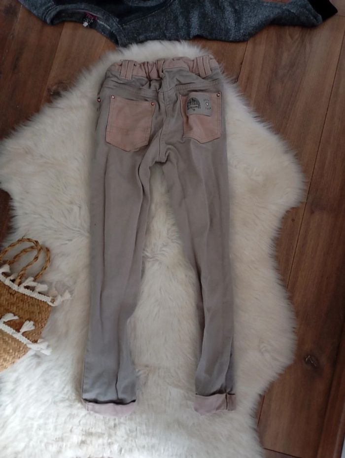 Lot fille pull little Karl Marc John+ jean dpam bicolore 8 ans - photo numéro 9