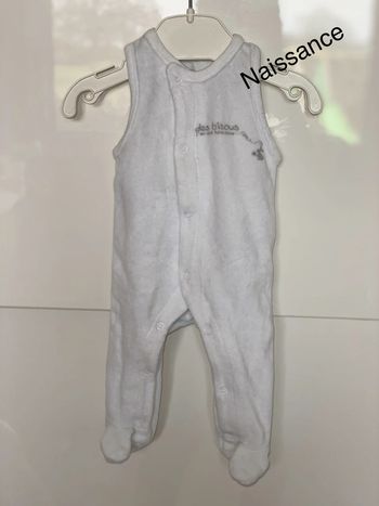 Salopette avec pieds naissance