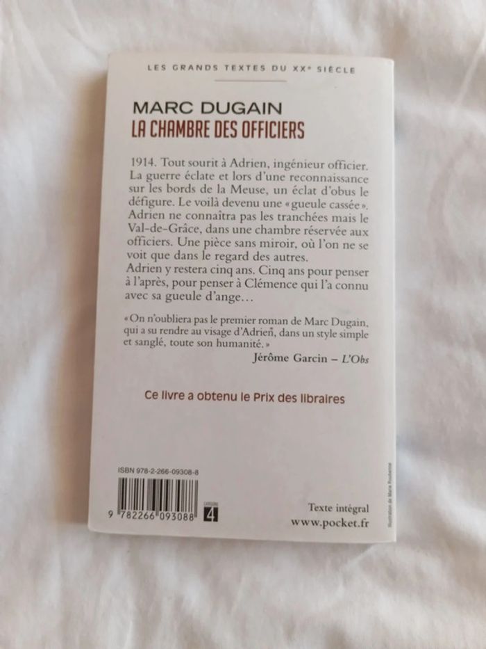 Livre : La chambre des officiers de Marc Dugain - photo numéro 2