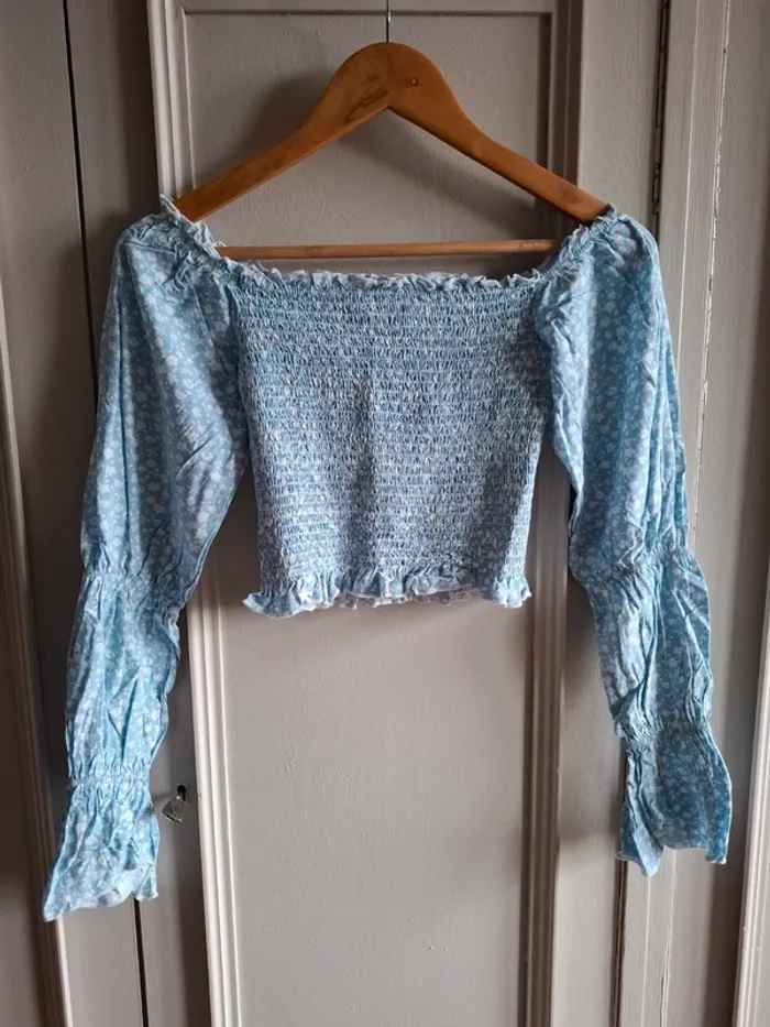 Blouse épaules dénudées fleurie Nakd - photo numéro 2