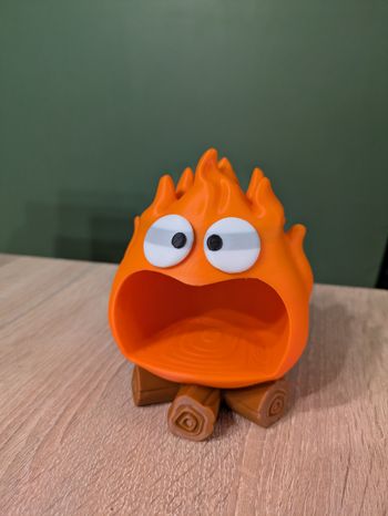 Vide-Poche / Figurine Calcifer – Décoration Ghibli (Le Château Ambulant)