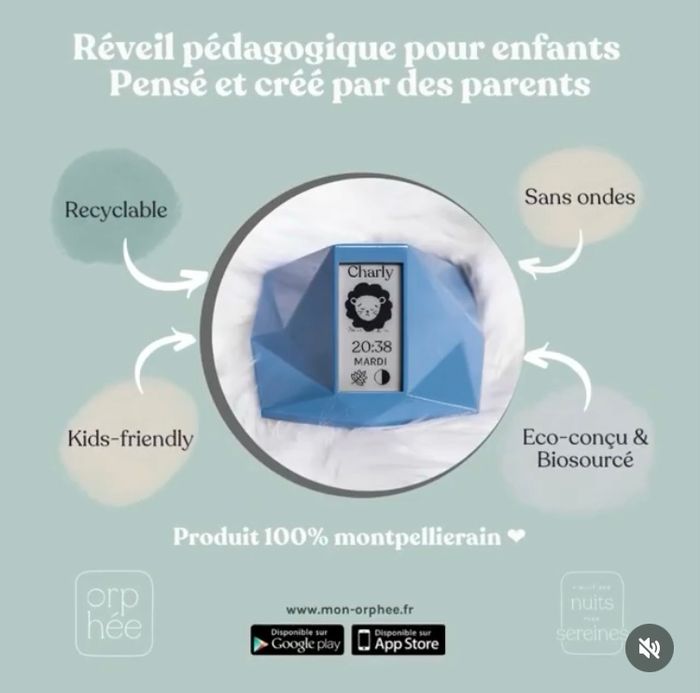 Réveil pédagogique Orphée - photo numéro 2