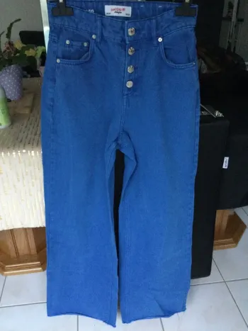 Jean bleu wide legs taille XS