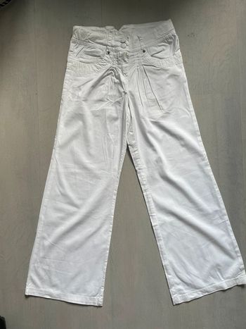 Pantalon blanc fille Caprice de Fille - Taille 8 ans