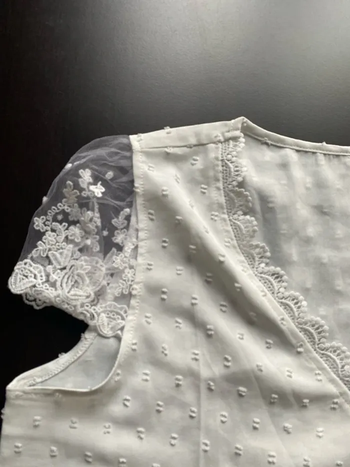 Blouse dentelle Shein en très bon état - photo numéro 3
