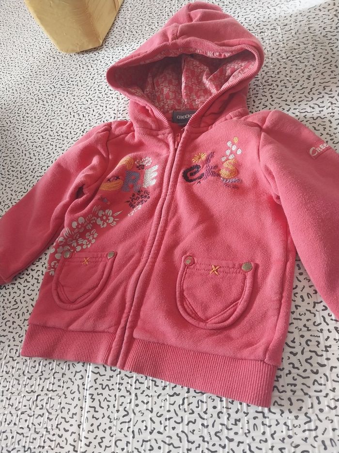 Veste à capuche bébé fille Creeks 18 mois - photo numéro 3