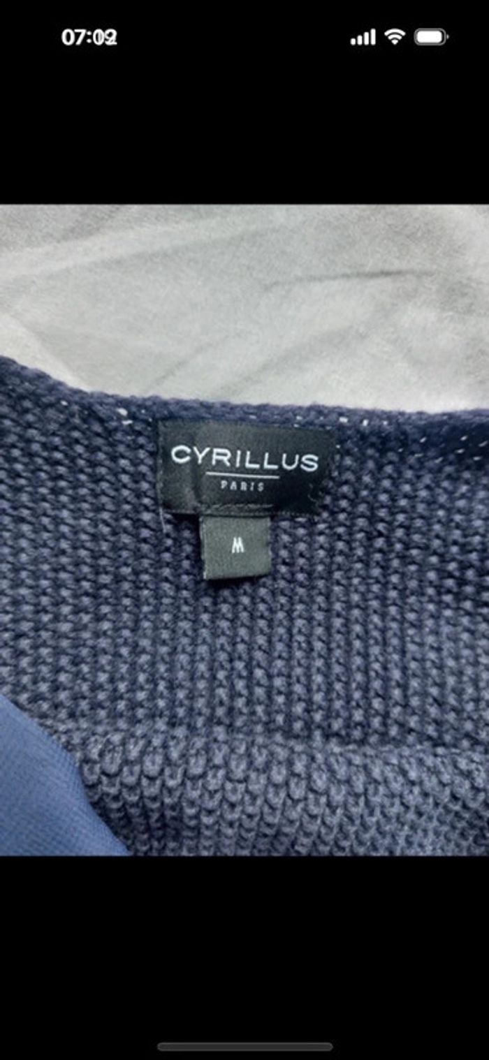 Pull manches courtes Cyrillus taille M - photo numéro 3