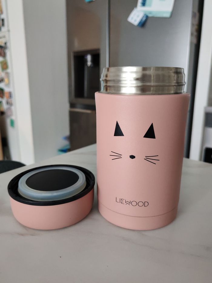 Boîte rose en acier inoxydable Liewood - photo numéro 3