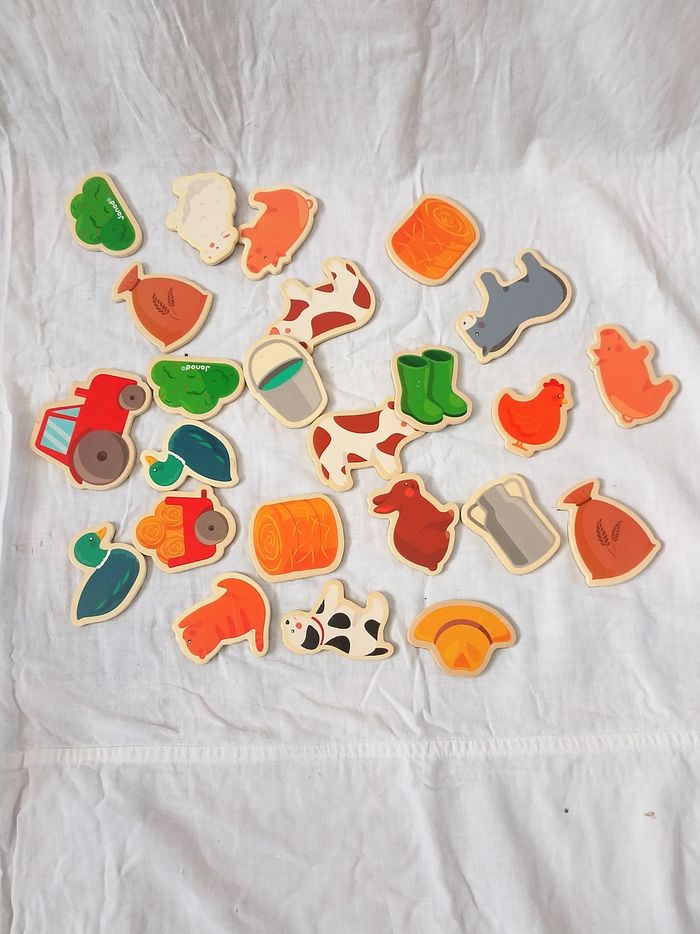 24 magnets thème la ferme janod - photo numéro 3