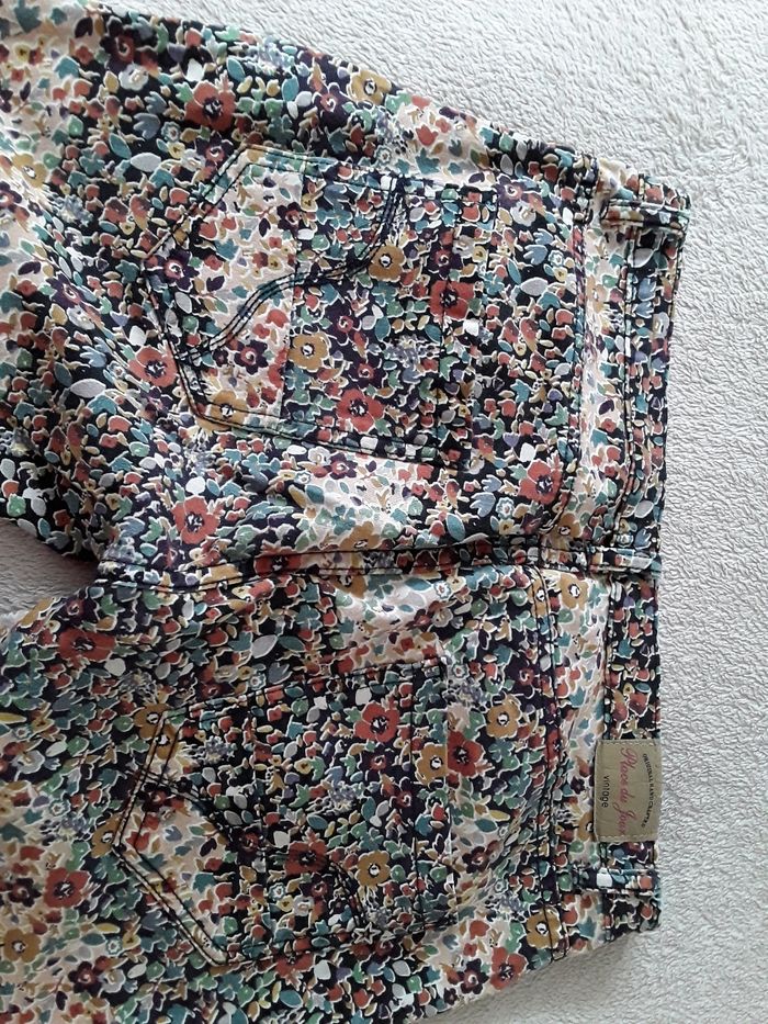 Pantalon fleurs