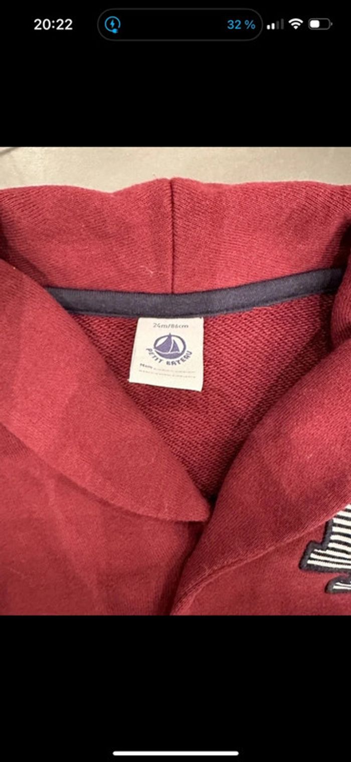Veste petit bateau garçon 23 mois très bon état - photo numéro 2