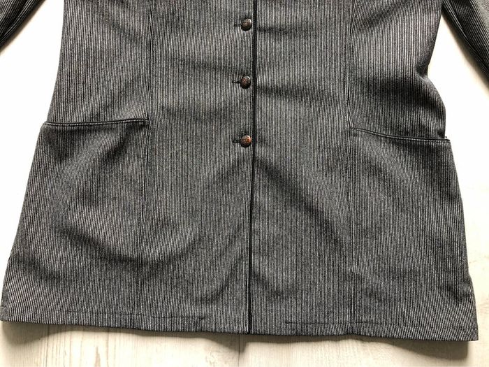 AN10- Ensemble/tailleur veste+pantalon fines rayures mia soana T42-44 peu porté - photo numéro 10