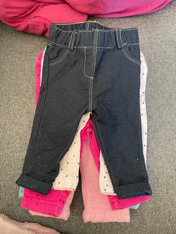 Lot 5 pantalons 3 mois