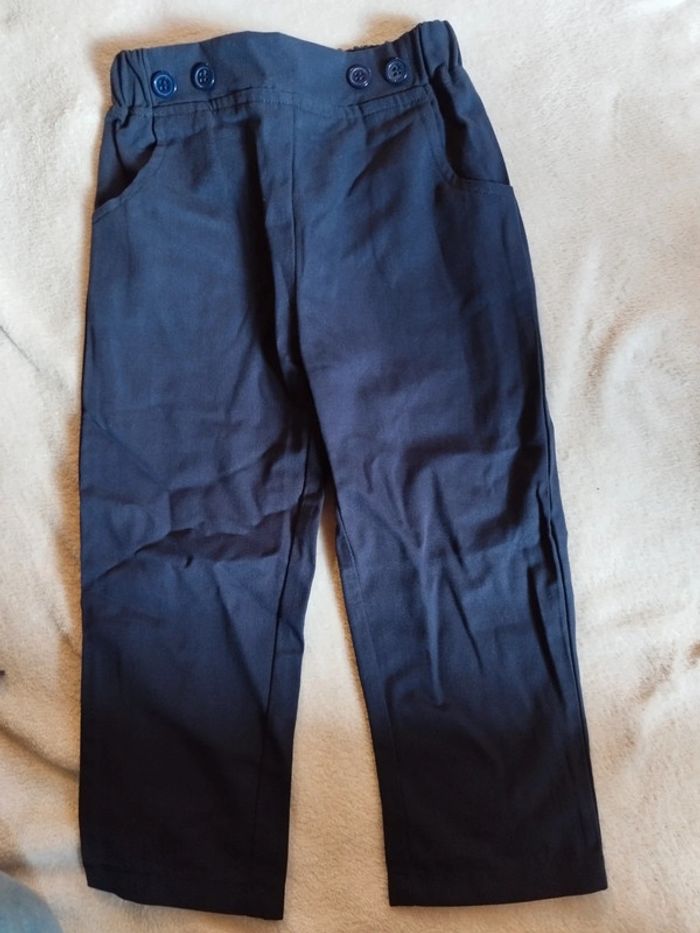 Pantalon de costume bleu marine taille 2 ans
