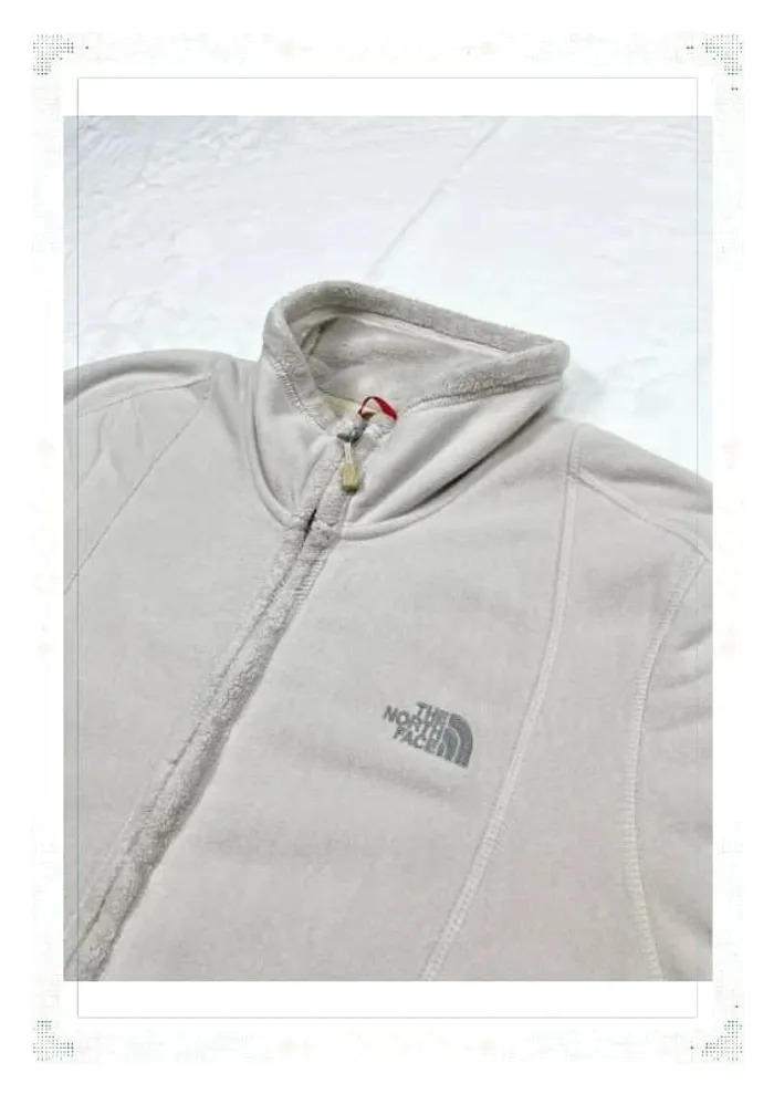 The North Face polaire full zip blanc femme taille XL polyester - photo numéro 4