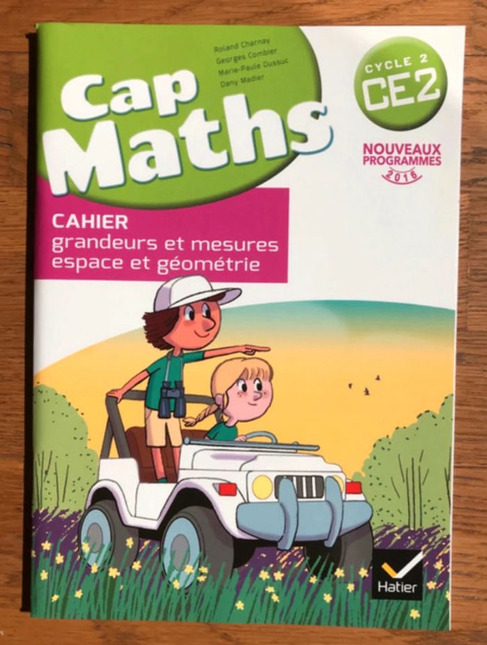 Cap Maths CE2 - Cahier de géométrie et mesures