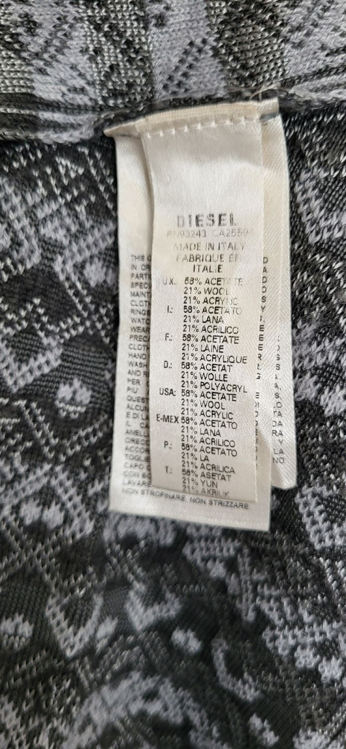 Écharpe Diesel grise - photo numéro 3