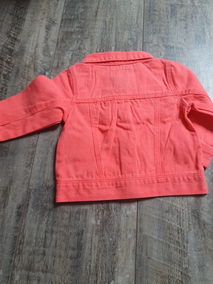 Veste en jean rose 6 mois neuf - photo numéro 4