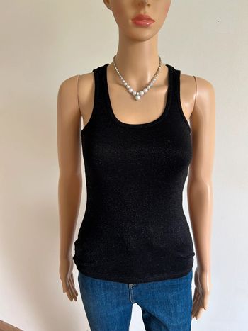 Débardeur noir pailleté Morgan taille XS excellent état