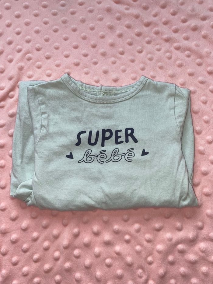 Pyjama « super bébé » gémo 18 mois - photo numéro 2