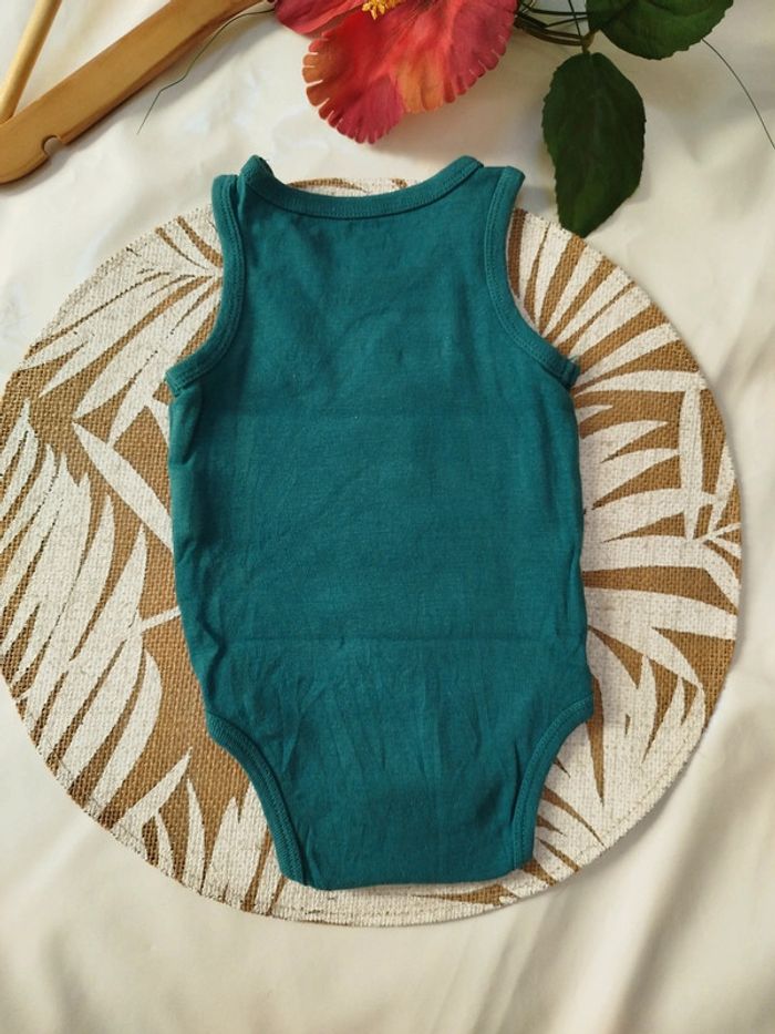 Barboteuse garçon bodies débardeur vacances 6 mois garçon - photo numéro 3