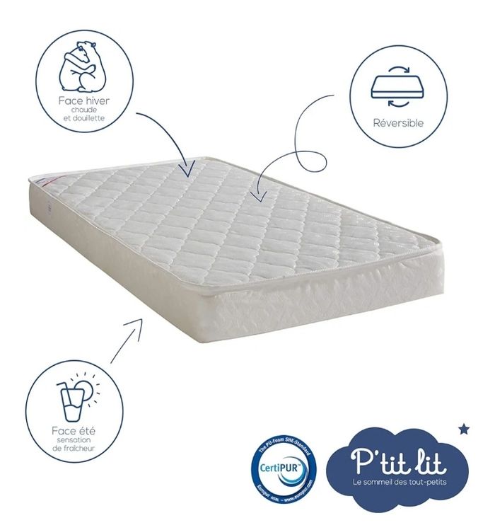 Matelas bébé p'tit lit - photo numéro 3
