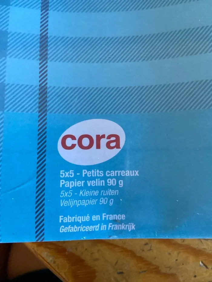Lot de feuilles de classeur simples petits carreaux - photo numéro 3