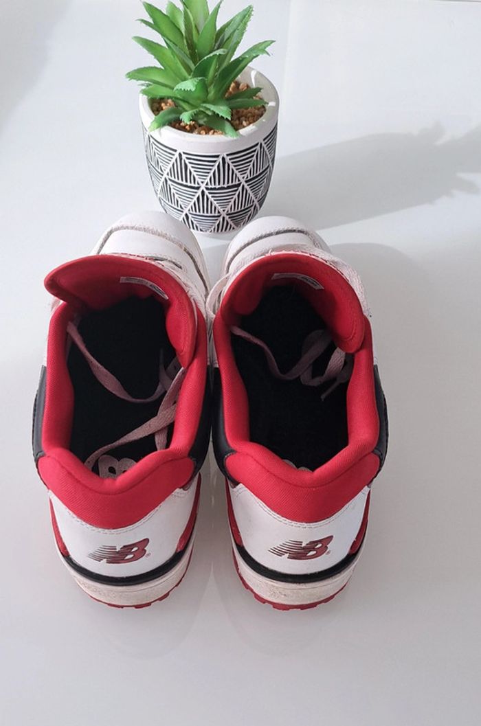 New Balance 550 blanche et rouge - photo numéro 6