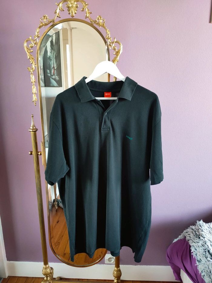 Polo noir Boss - photo numéro 2