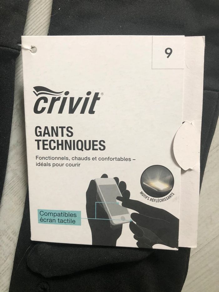 Gants techniques « crivit » T 9 NEUFS - photo numéro 3