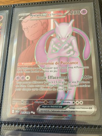 Mewtwo ex de la team rocket 