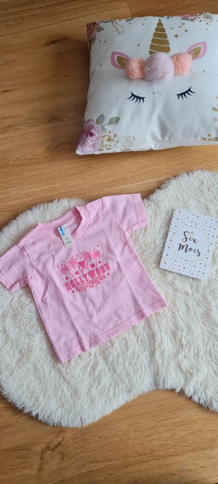 T shirt rose neuf