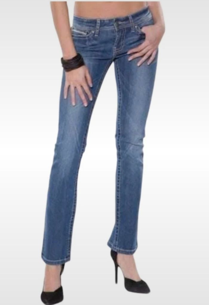 Jeans japrag femme bleu clair T.40
