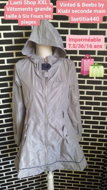 Blouson imperméable T.S/16 ans