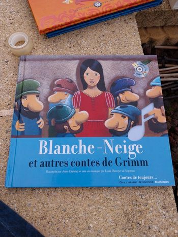 Livre blanche neige sans cd