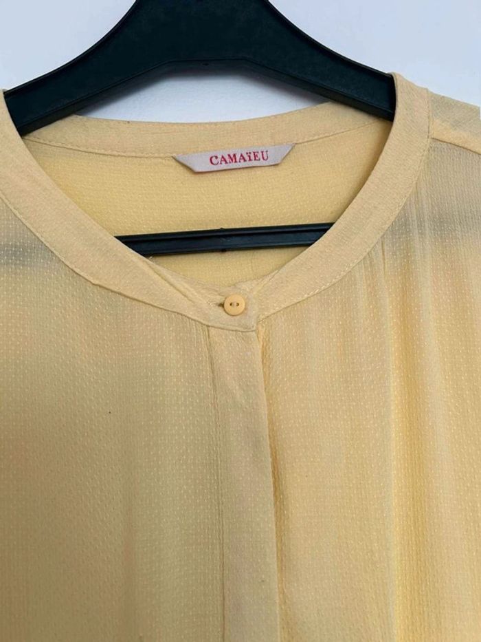 Chemise  jaune  T40 - photo numéro 3
