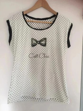 T-shirt à pois