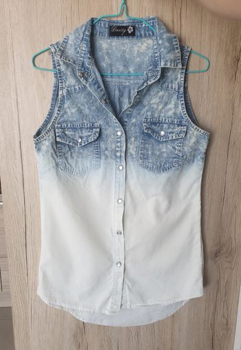 Chemise sans manche dégradée
