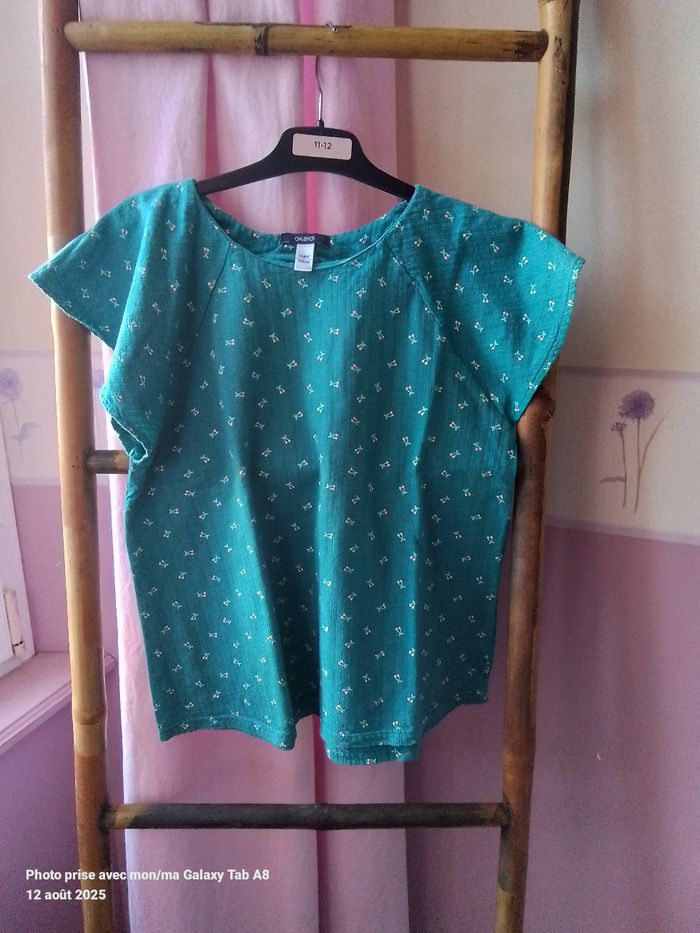 Lot 2 tee-shirts fille 12 ans - photo numéro 5