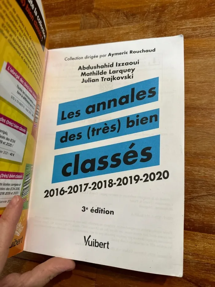 Livre les annales des très bien classé, 2016 2017 2018 2019, 2020 - photo numéro 4
