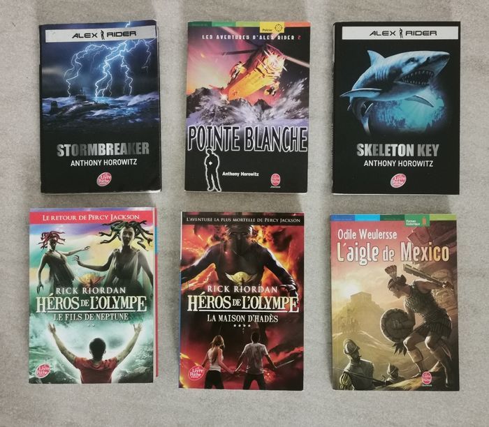 Alex Rider 3 premiers volumes - Héros de l'Olympe Tomes 2 et 4 Rick Riordan
