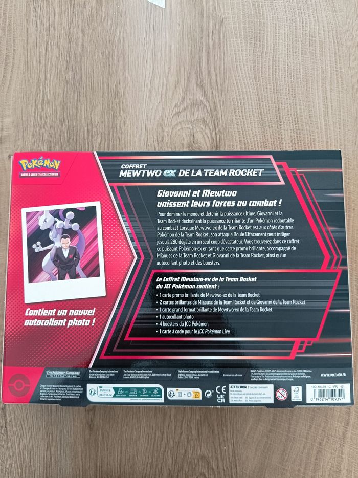 Pokémon - Coffret Mewtwo-EX - EV10 Rivalités destinées - photo numéro 2