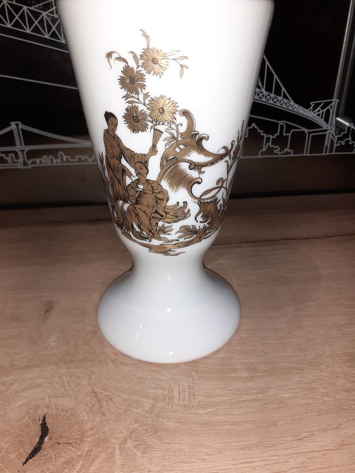 Mazagrand Porcelaine de Limoges décor japonais doré - photo numéro 2