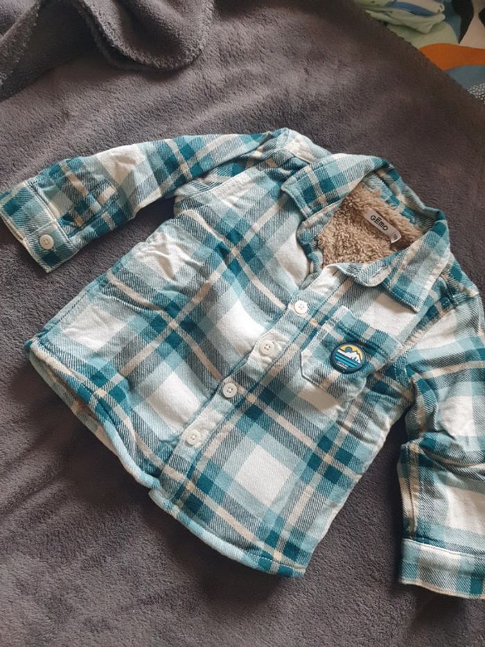 Veste chemise gemo 18 mois