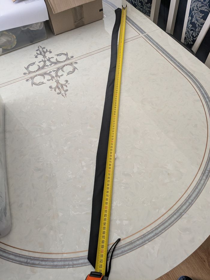 Cravate noir slim. Taille 115 cm - photo numéro 8