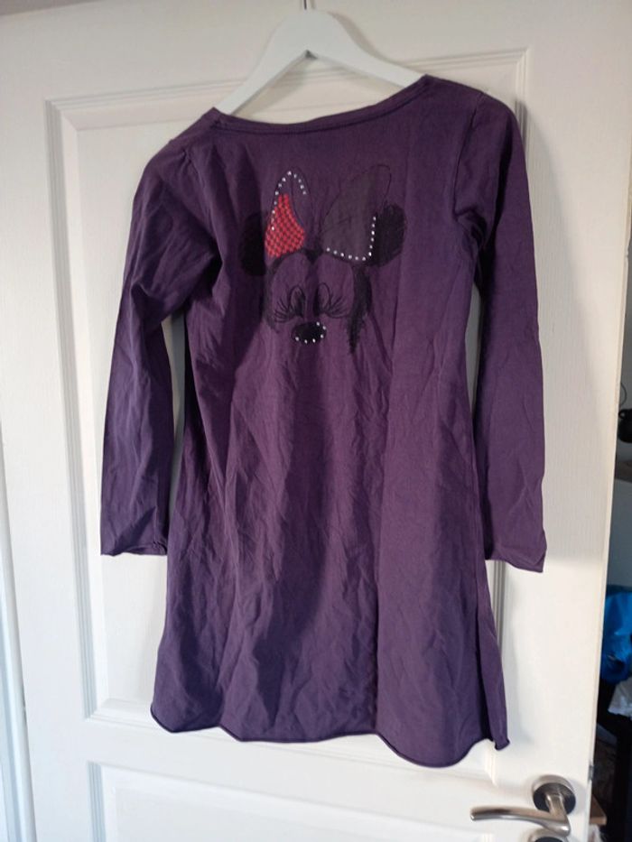 Chemise de nuit Winnie mouse Disney taille 13 14 ans coloris violette - photo numéro 4