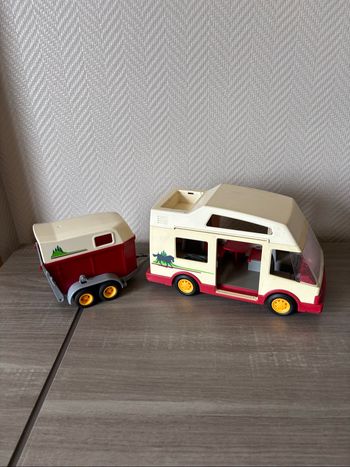 Playmobil camping car + remorque