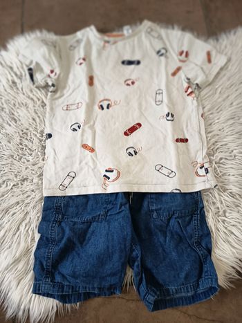 Été short et tee shirt garçon 