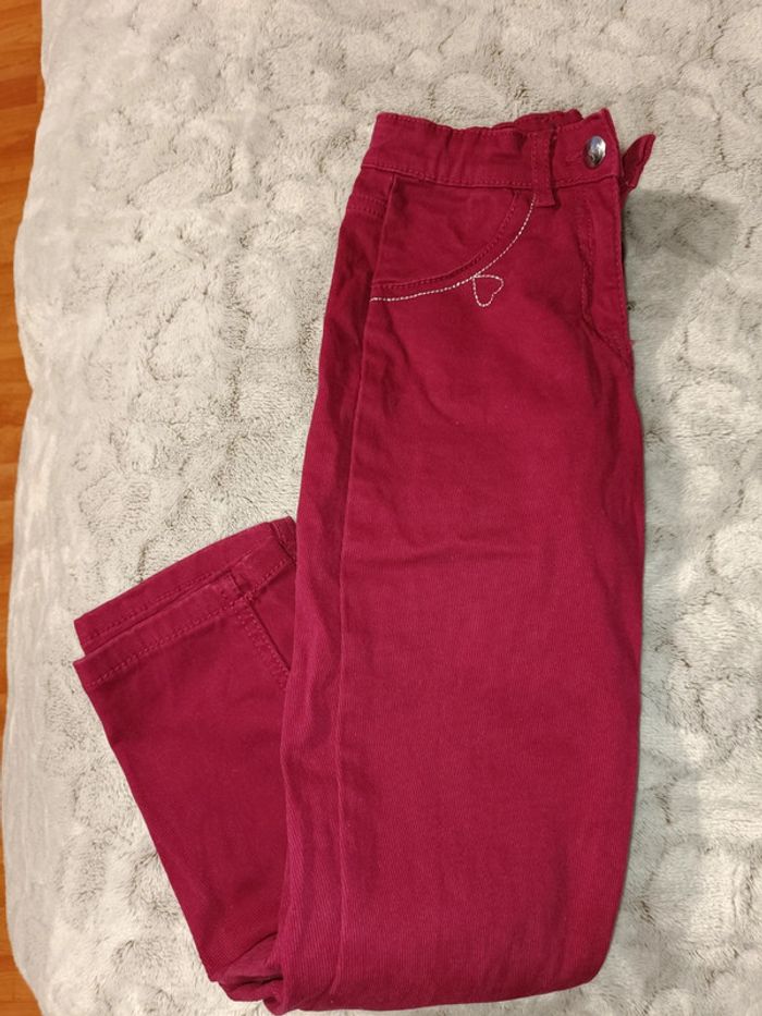 Pantalon épais framboise neuf Sergent Major 8 ans - photo numéro 3