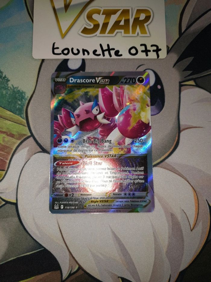 Carte pokémon Drascore VStar 119/196 - photo numéro 3